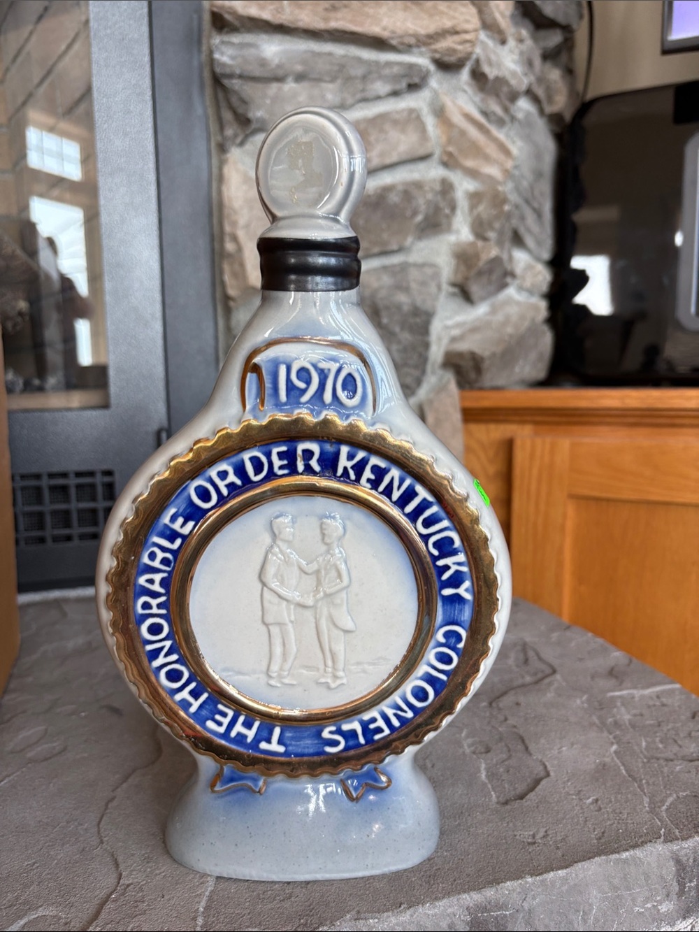 1970 Commemorative Decanter - The Honorable Order Kentucky Colonels